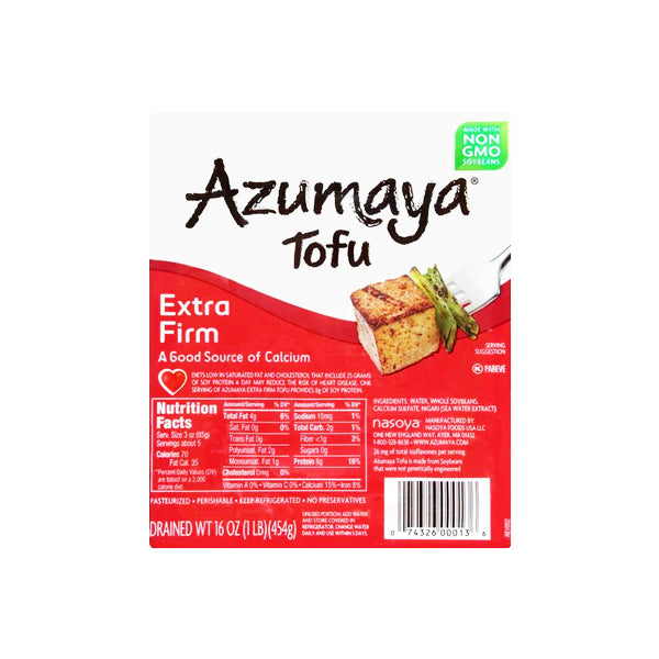 Azumaya Tofu Extra Firm 1LB