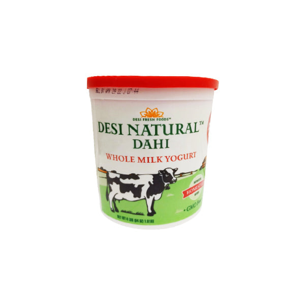 Desi Natural Whole Milk Yogurt 4LB