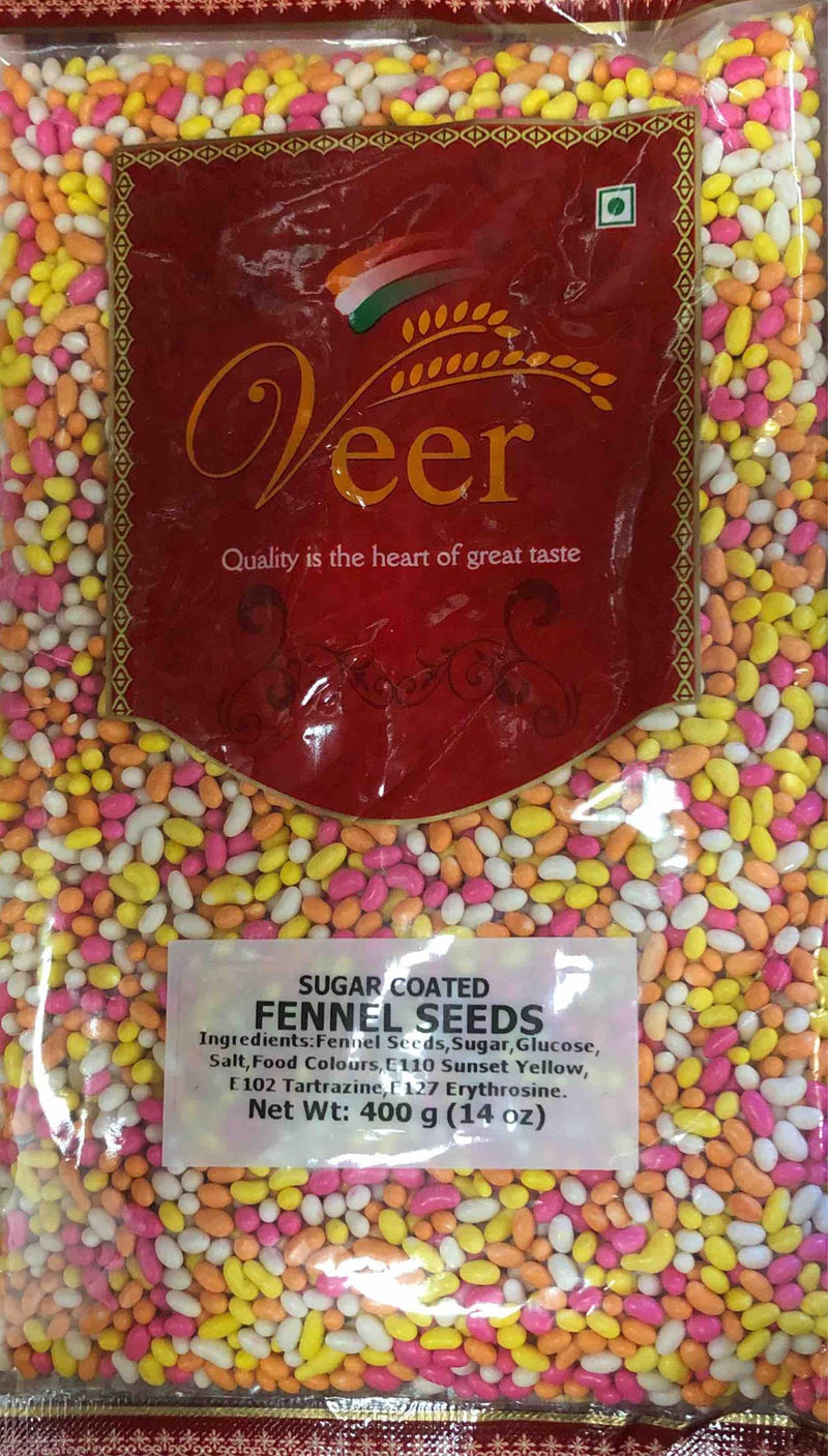 Veer Coloured Fennel Candy 400GM