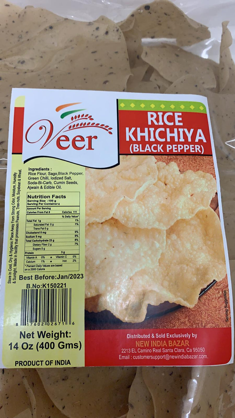 Veer Rice Khichiya (Black Pepper) 400GM