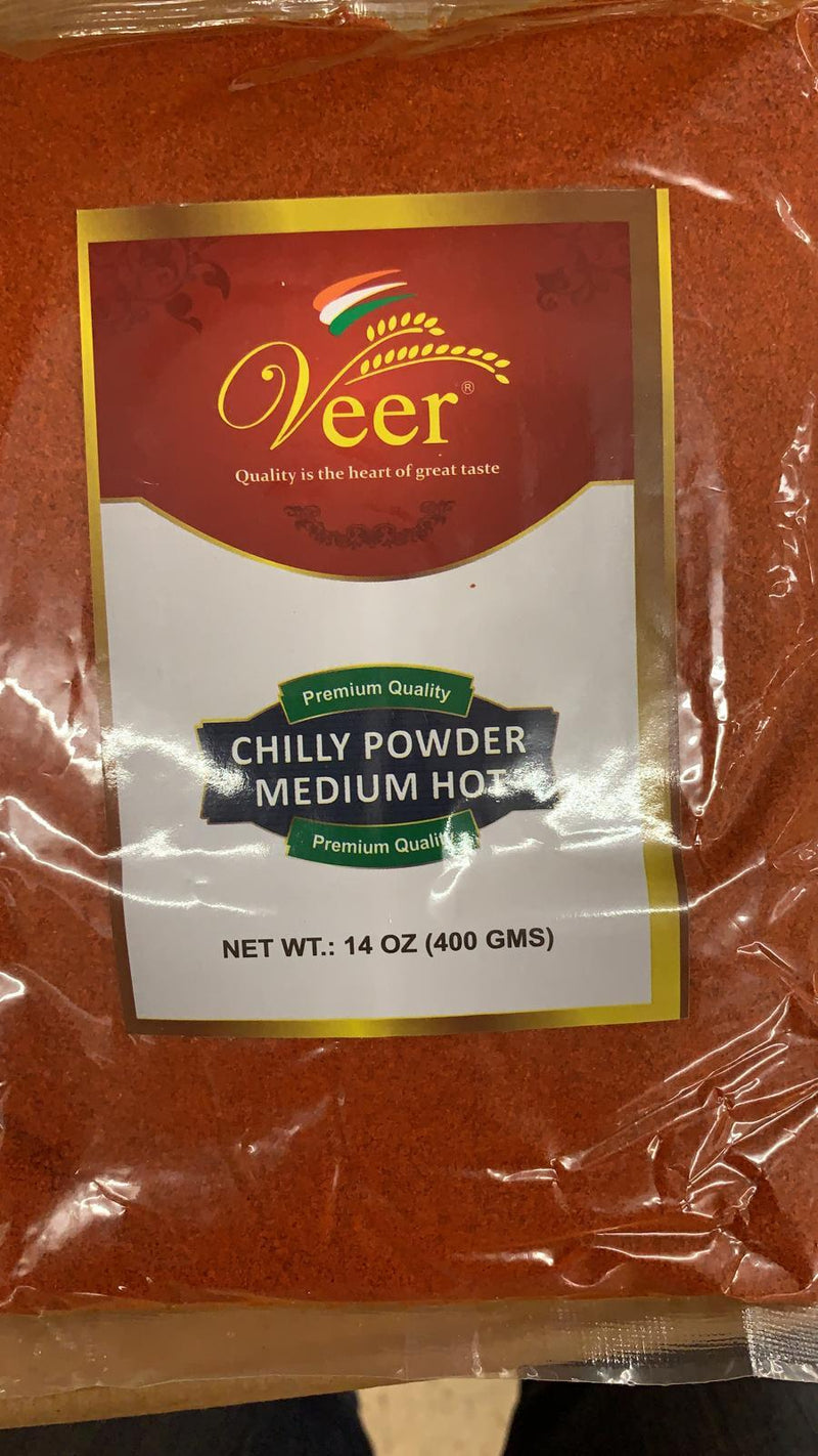 Veer Chilly Powder Medium Hot 400GM