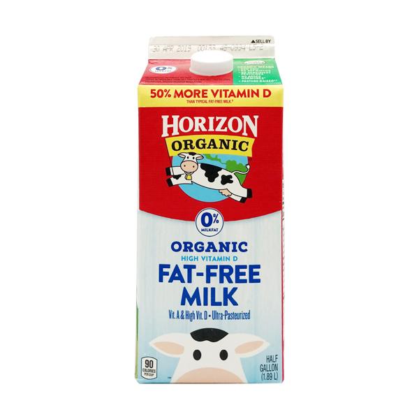 Horizon Organic Fat Free Milk 1.89L