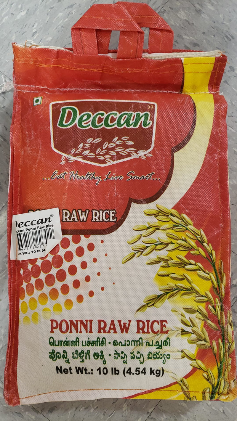 Deccan Ponni Raw Rice 10LB