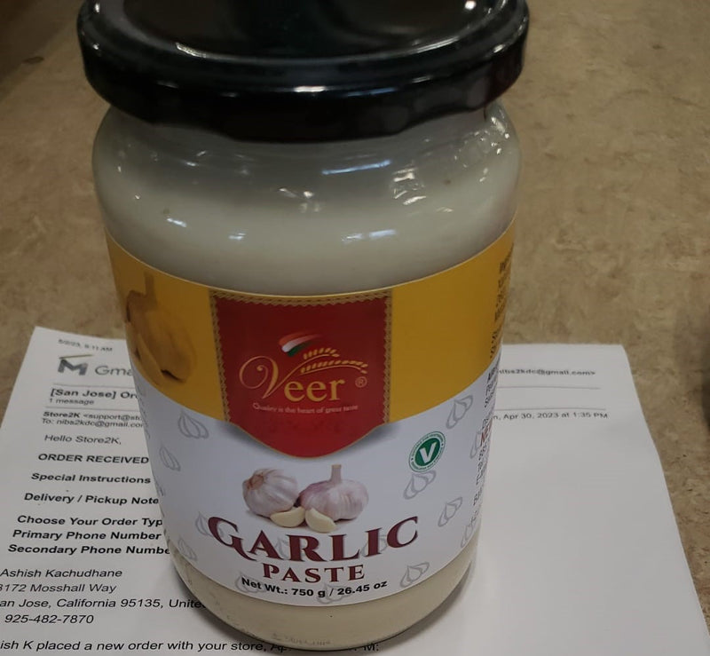 Veer Garlic Paste 750GM