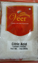 Veer Citric Acid 200 GM (Lemon Crystal)
