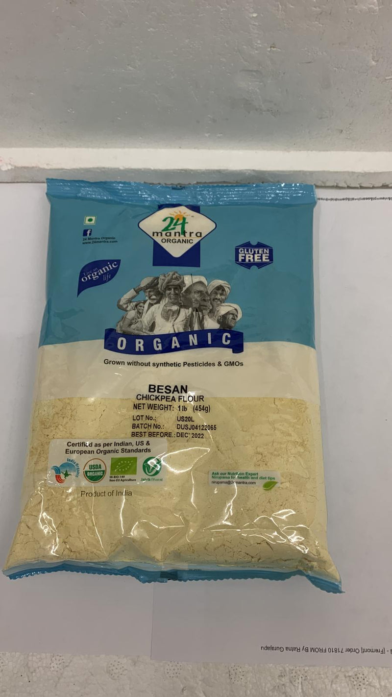 24 Mantra Organic Besan 1LB