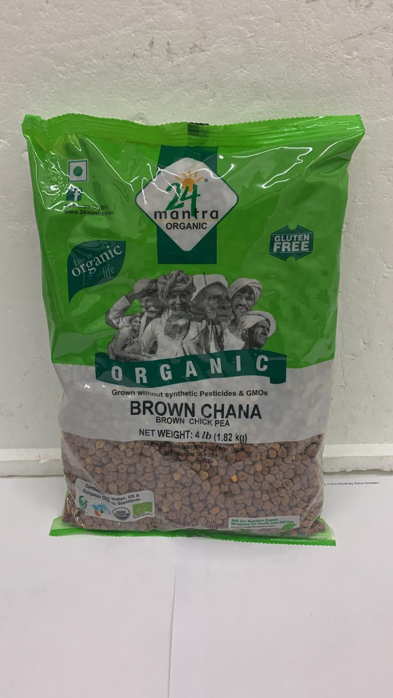 24 Mantra Organic Brown Chana 4LB