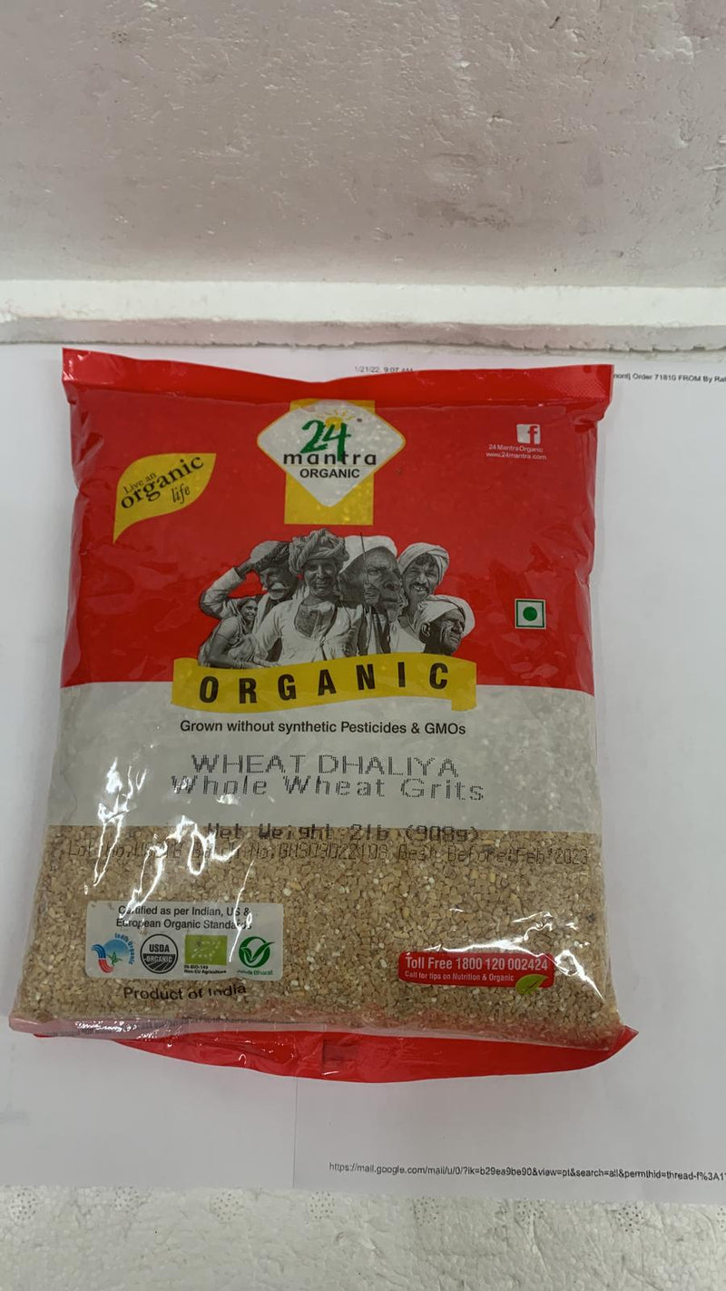 24 Mantra Organic Wheat Dhaliya 2LB