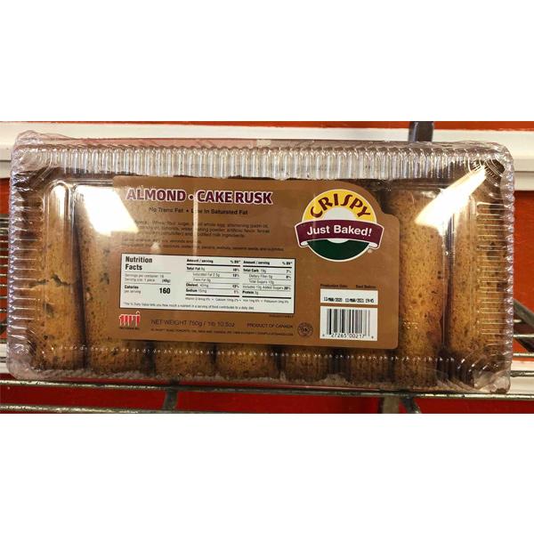 Crispy Almond Cake Rusk 750GM