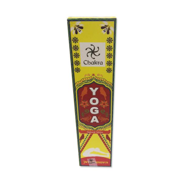 Chakra Yoga Natural Incense Sticks Yellow 10 Count