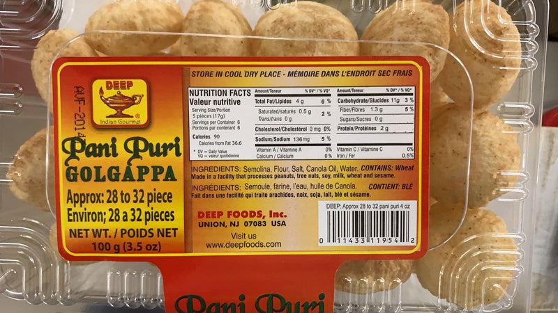 Deep Pani Puri 100GM