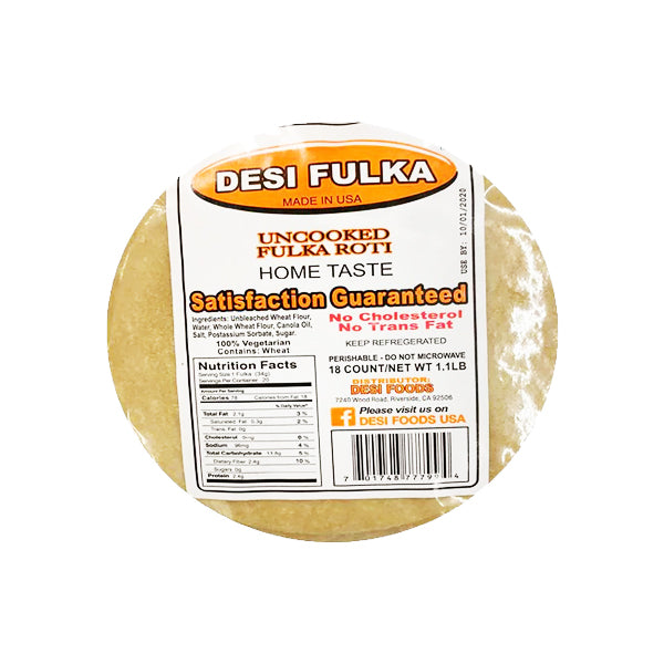 Store2k : Buy Desi Uncooked Fulka Roti Online @ Best Price. Order Now