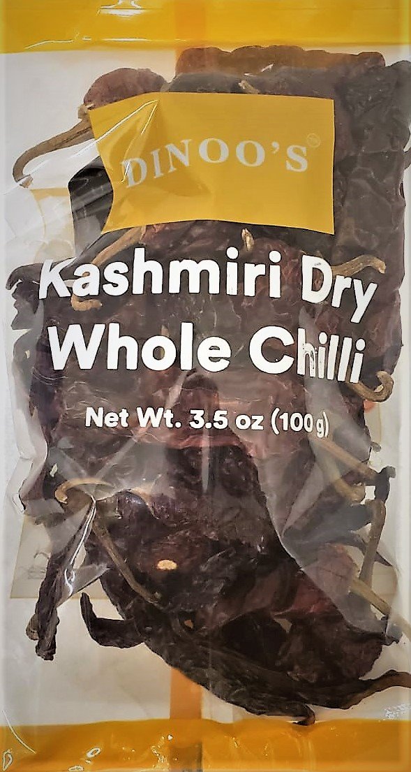 Dinoo's Kashmiri Dry Whole Chilli 100 GM