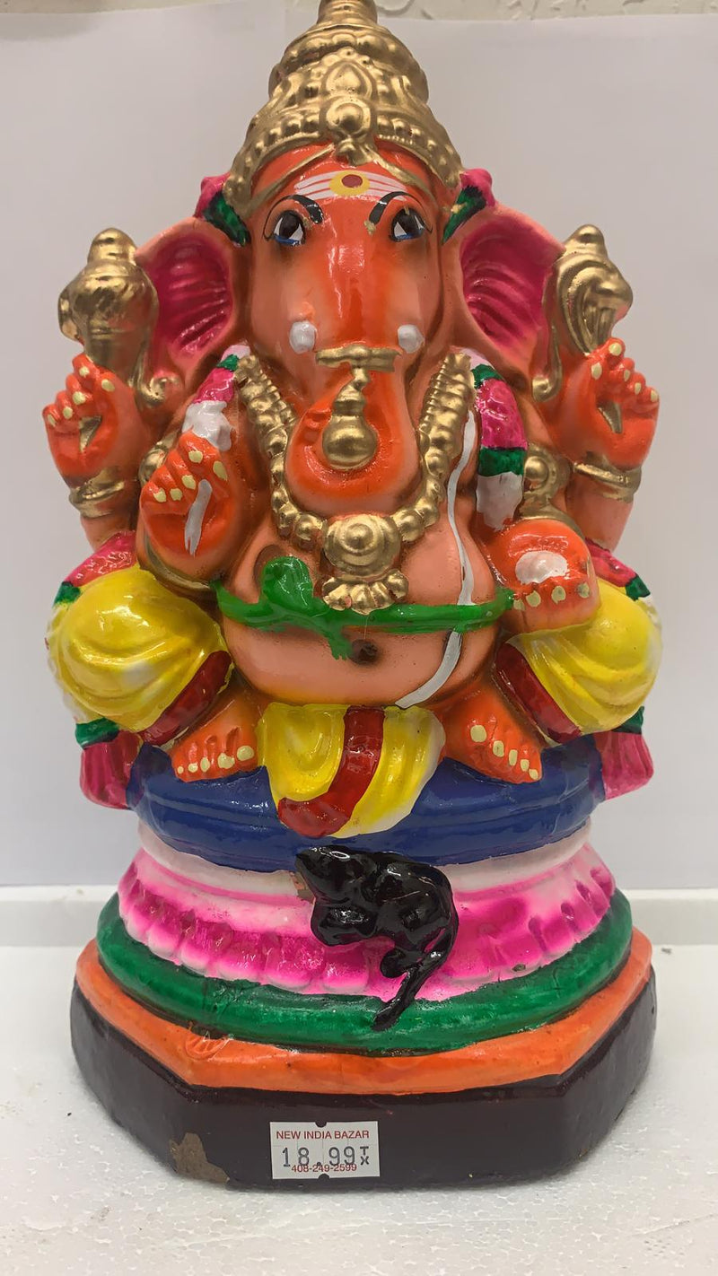 Ganesh Idol Multicolor