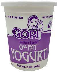 Gopi 0% Non Fat Yogurt 2LB