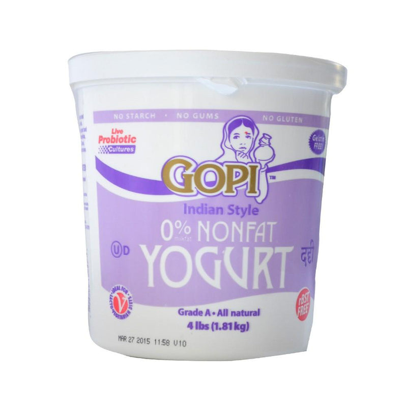 Gopi 0% Non Fat Yogurt 4LB