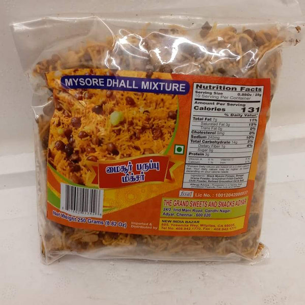 Grand Sweets & Snacks Mysore Dhall Mixture 250GM