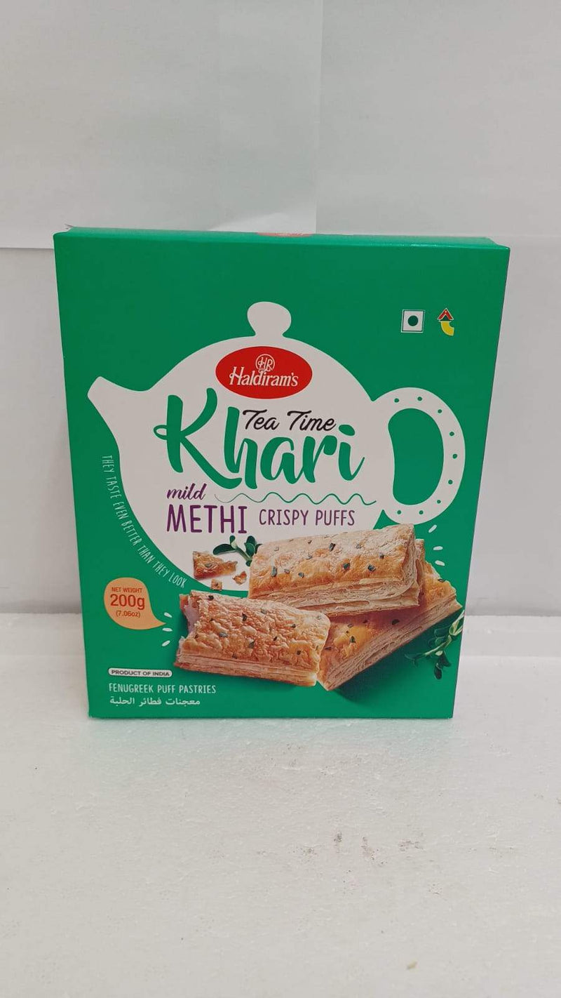 Haldiram's Khari Mild Methi Crispy Puffs 200GM