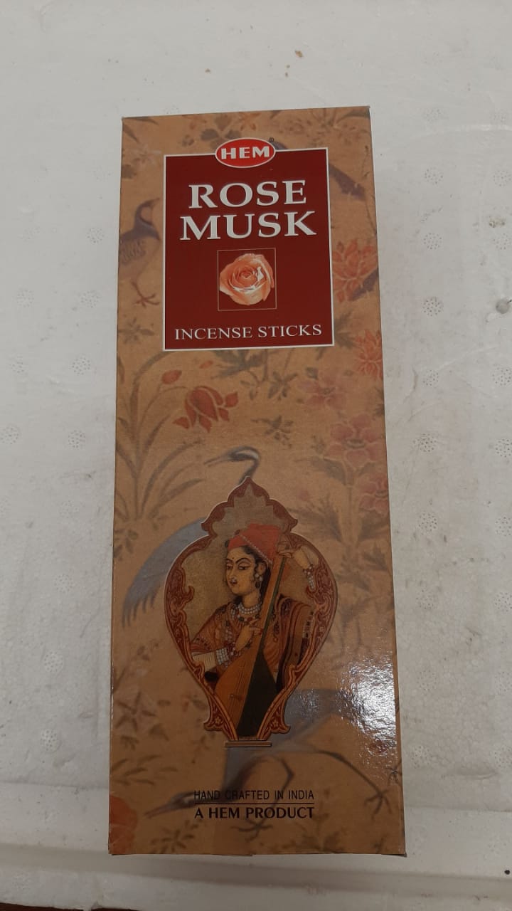 Hem Rose Musk Incense Sticks