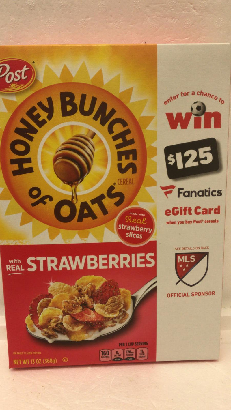 Honey Bunches Of Oats With Real Strawberry 368GM