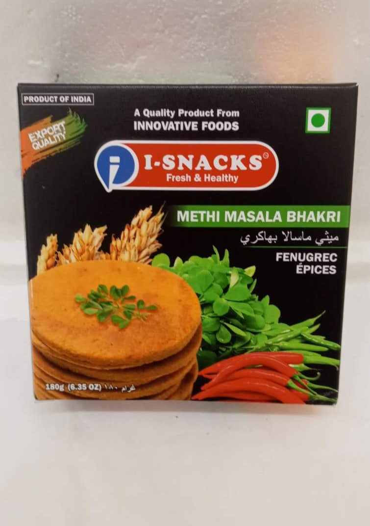 I-Snacks Methi Masala Bhakri 180GM