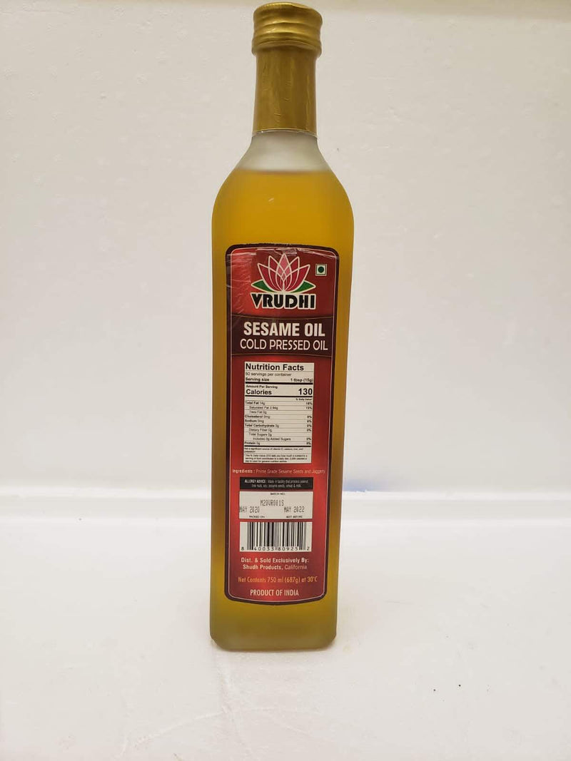 Vrudhi Cold Pressed Sesame Oil 750ml