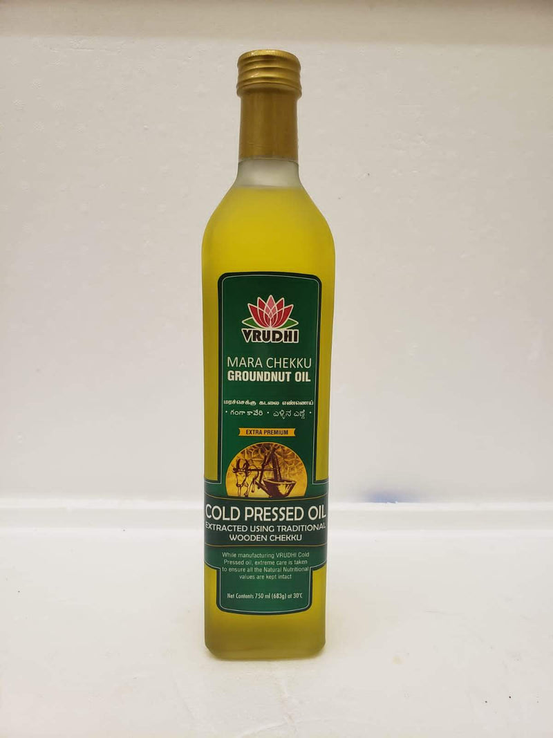Vrudhi Cold Pressed Groundnut Oil 750ml