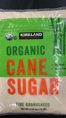 Kirkland Organic Cane Sugar 10 LB