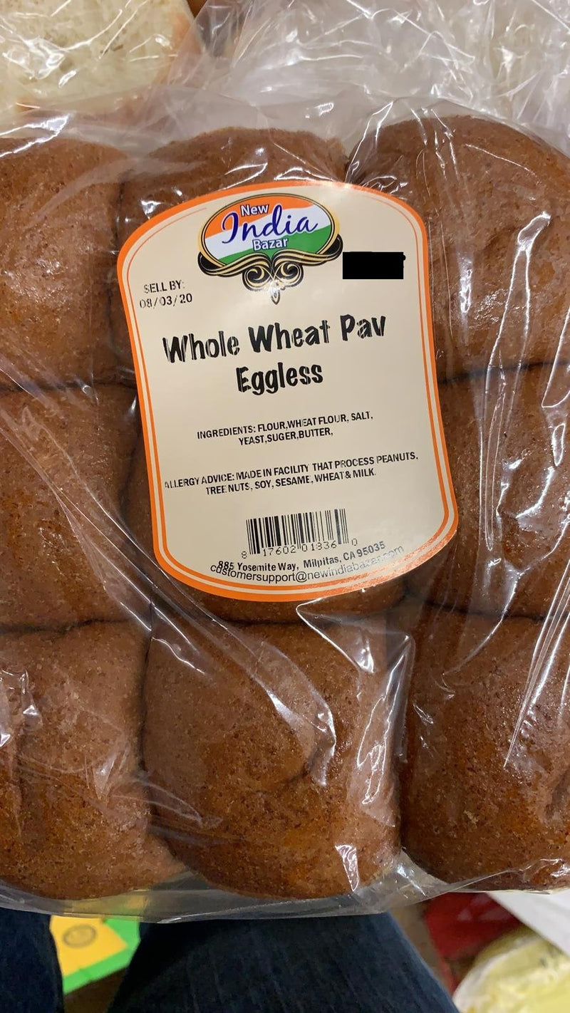 New India Bazar Whole Wheat Pav Eggless