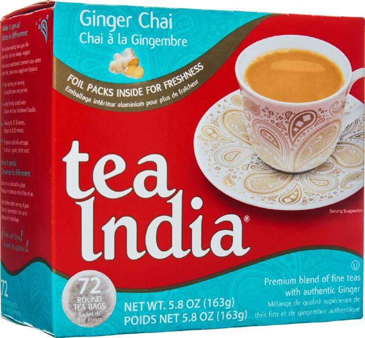 Tea India Ginger 72 Round Tea Bag