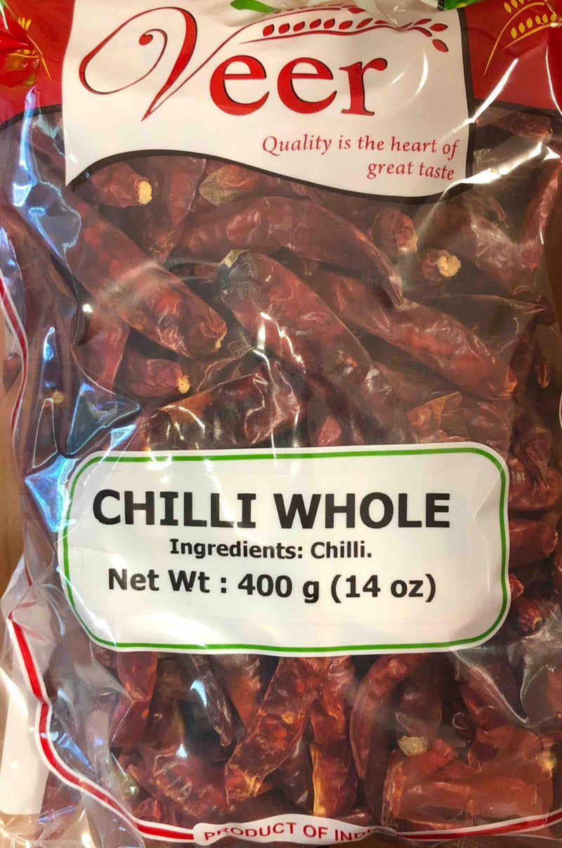 Veer Chilli Whole 400GM