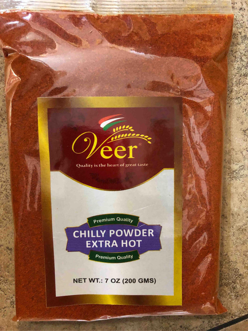 Veer Chilly Powder Extra Hot 200GM