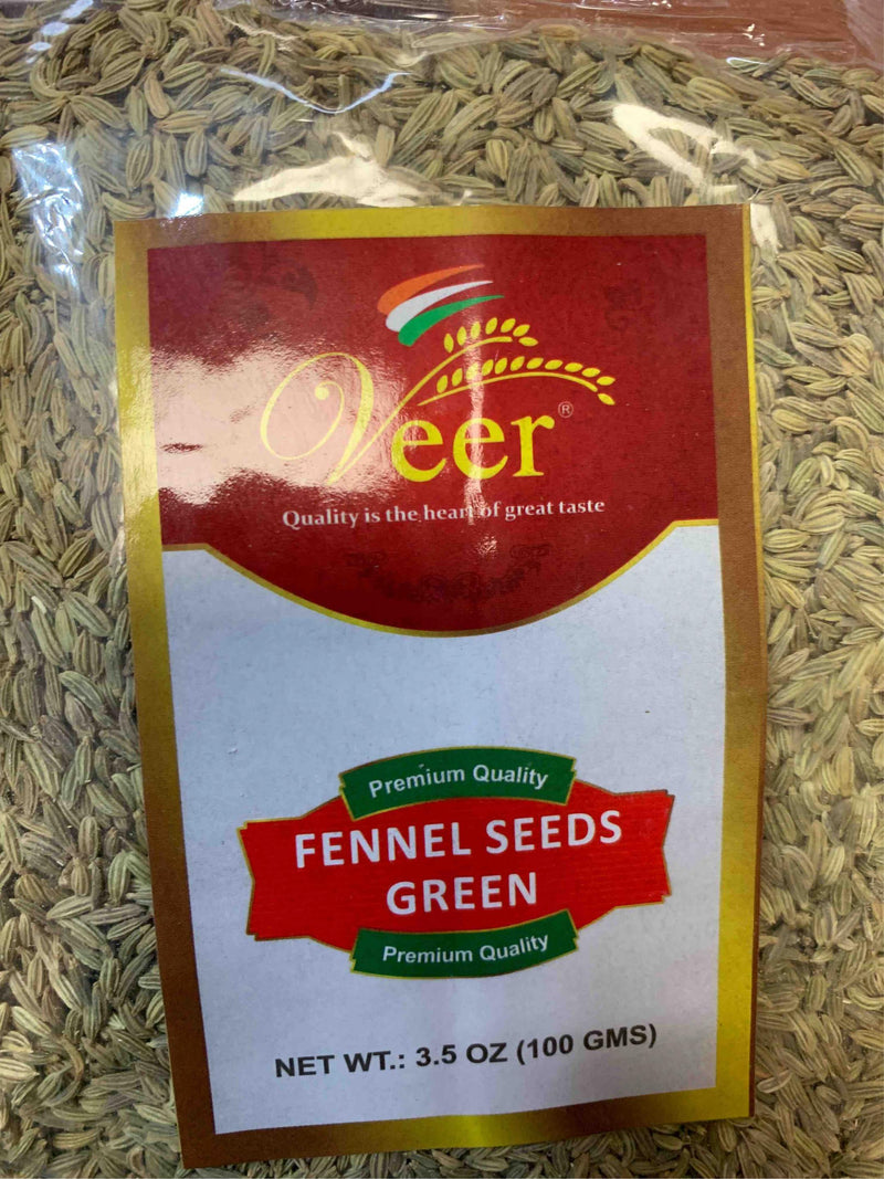 Veer Fennel Seeds Green 100GM