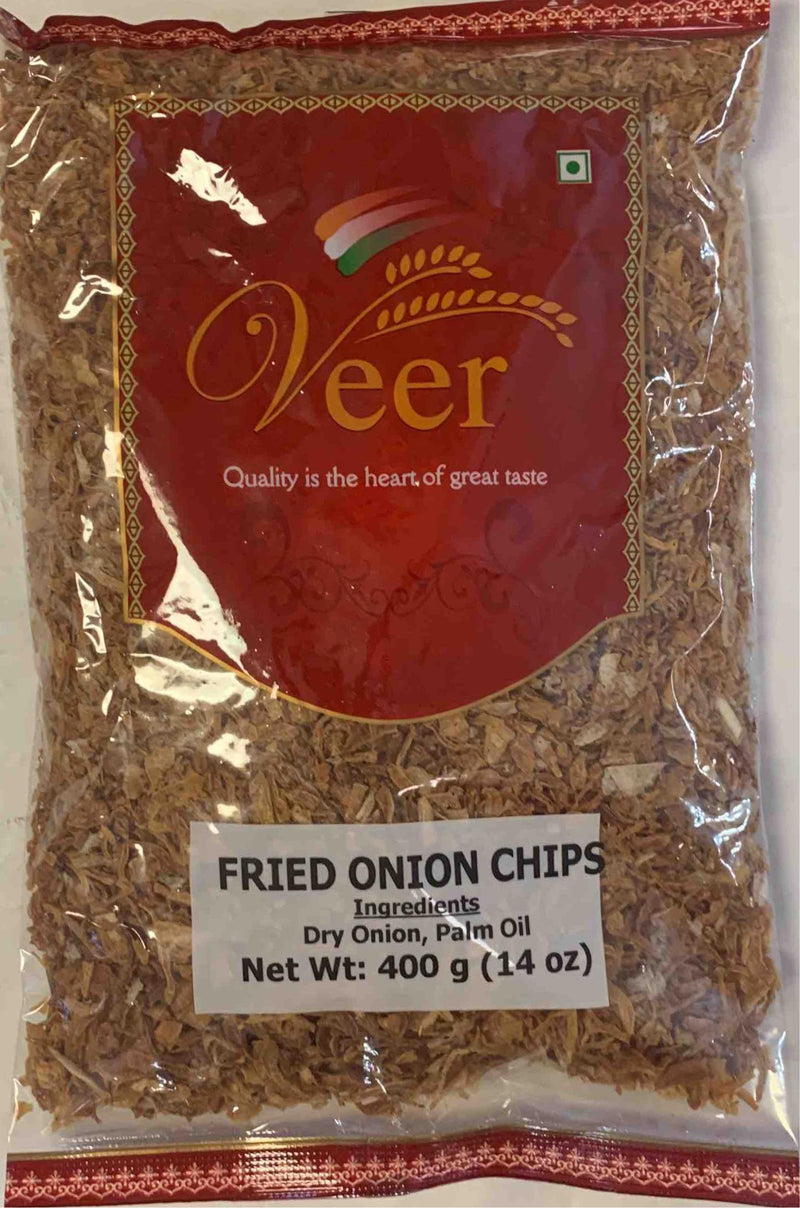 Veer Fried Onion Chips 400GM