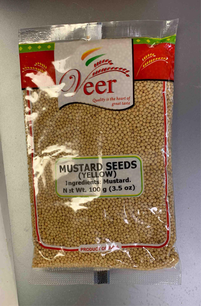 Veer Mustard Seeds Yellow 100GM
