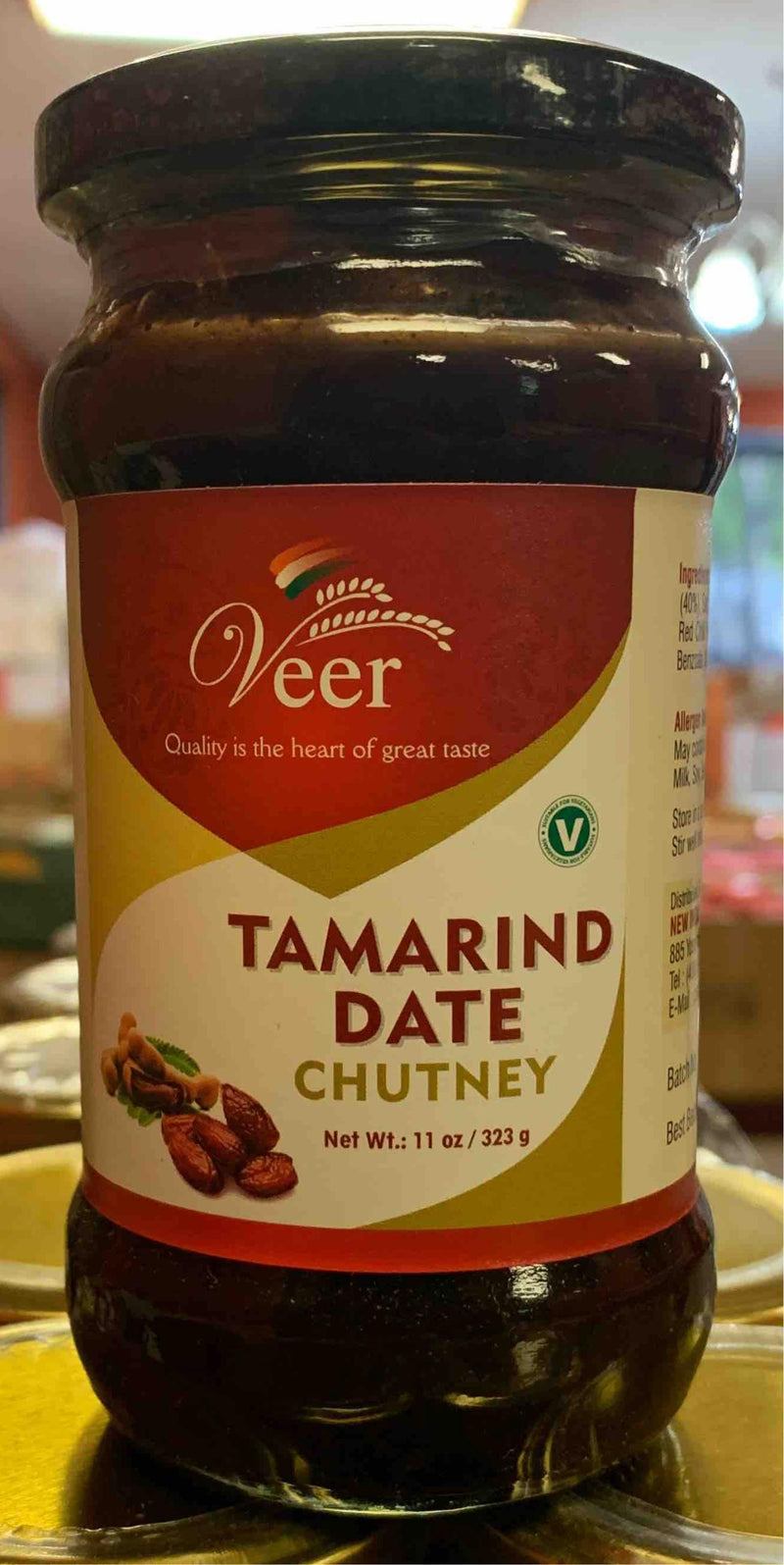Veer Tamarind Date Chutney 323GM