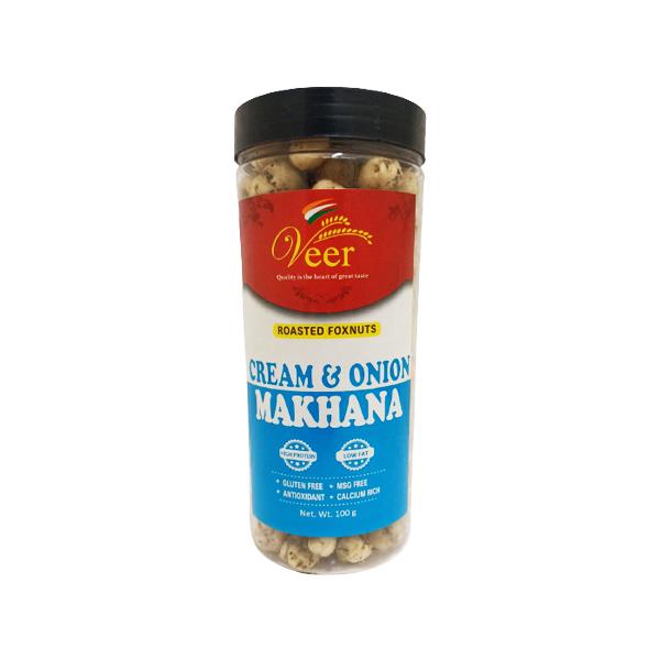 Veer Cream & Onion Makhana 100G