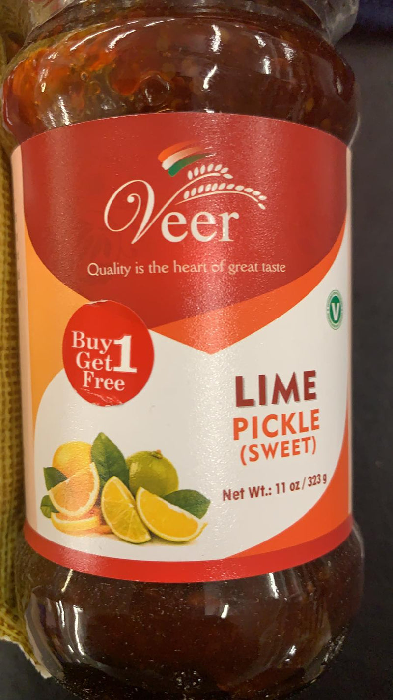 Veer Lime Pickle Sweet 323 GM