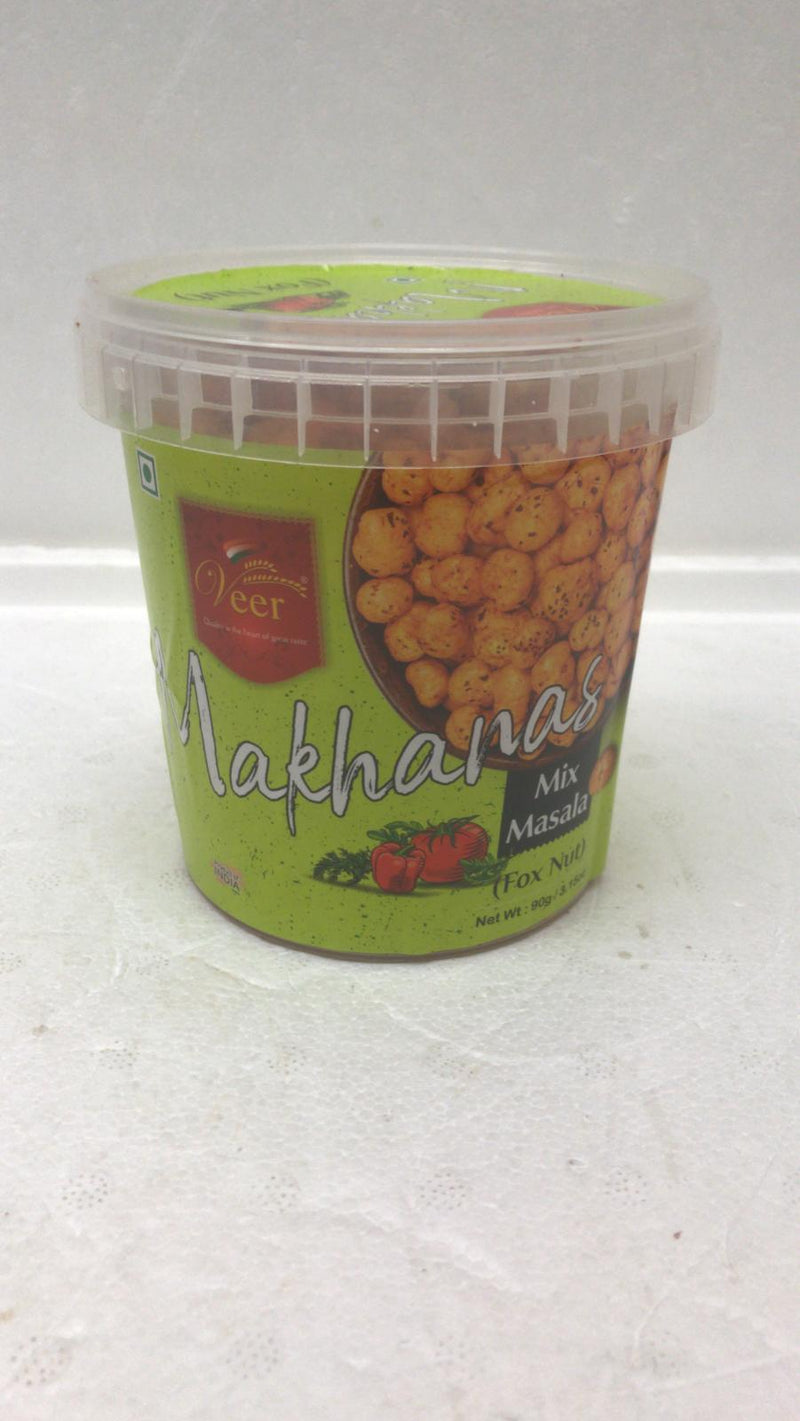 Veer Makhanas Mix Masala Fox Nuts 90GM