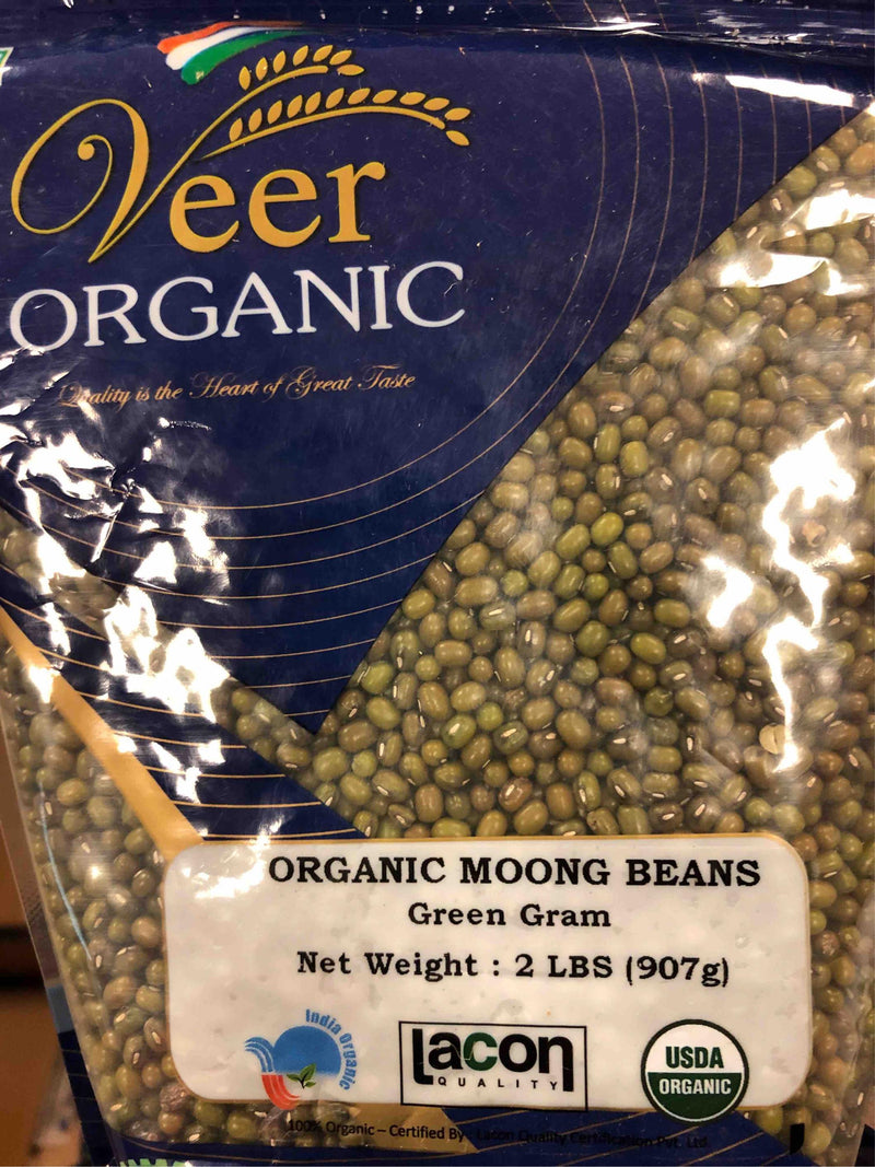 Veer Organic Moong Beans 2LB