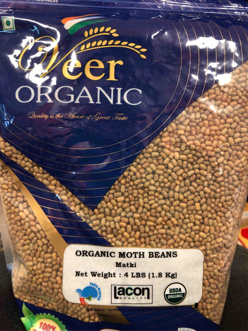 Veer Organic Moth Beans 4LB