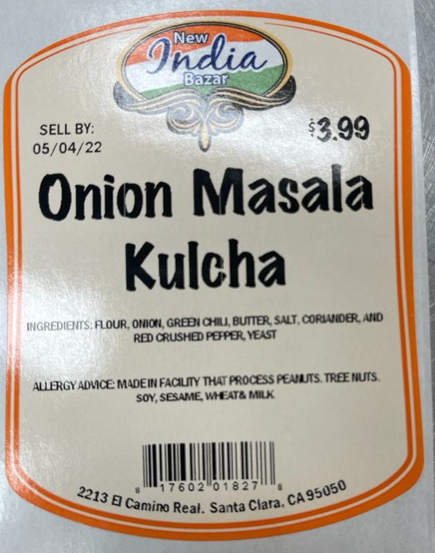 New India Bazar Onion Masala Kulcha